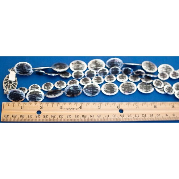 26 Inch Vintage Space Travel Beaded Necklace - D27 - Picture 4 of 4